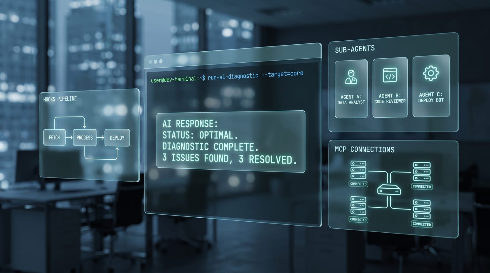 Claude Code para equipos de desarrollo: hooks, sub-agents y MCP en producción
